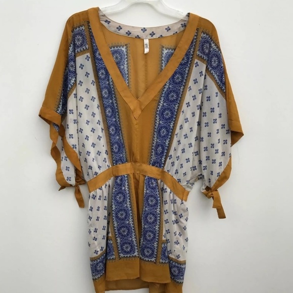 Free People Tops - Free People V-Neck Mini Kimono Top/Dress